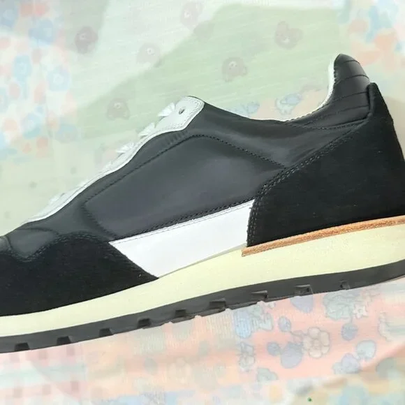 Dunhill Black Wavy Suede Sneakers - Picture 9 of 9